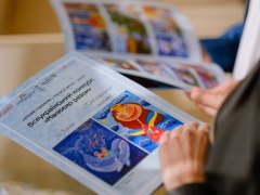 Відкриття виставки-підсумку Всеукраїнського відкритого дитячого конкурсу «Малюємо разом»