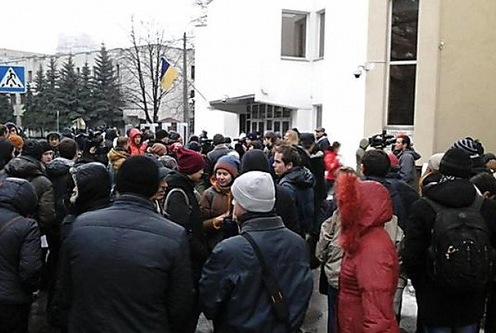 Пікет журнілістів біля будівлі Міністерства внутрішніх справ України