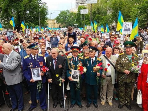 Проросійський марш «Безсмертного полку» пройде у Києві 9 травня