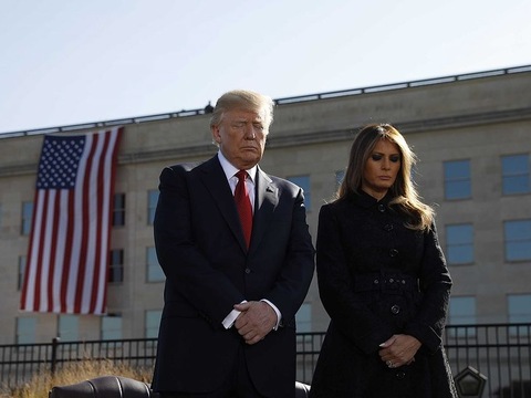 Дональд і Меланія Трамп вшанували пам’ять загиблих при терактах 11 вересня