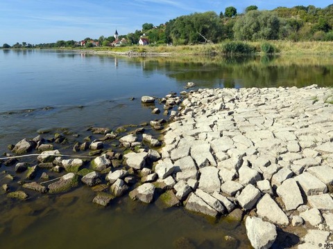У Німеччині через спеку рекордно впав рівень води у річках