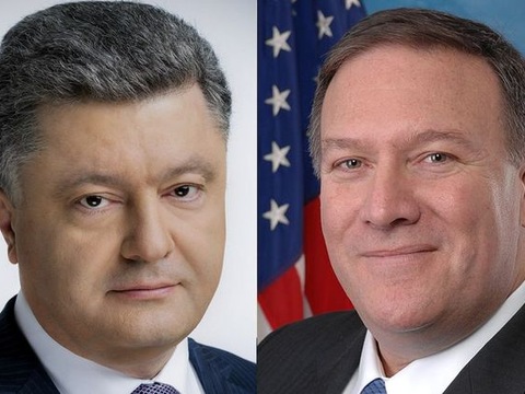 Порошенко провів телефонні переговори з Помпео