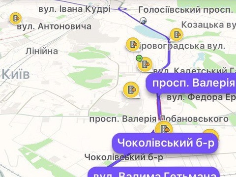 Снігоприбиральна техніка Києва з’явилася на картах Waze