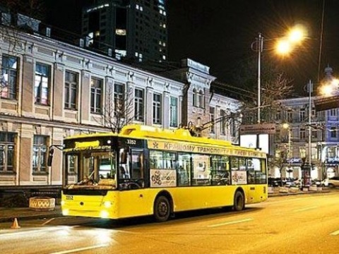 Нічний тролейбус № 91Н з 10 квітня працюватиме в звичайному режимі