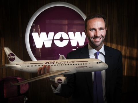 Ісландський лоукостер WOW air планує доплачувати пасажирам за польоти