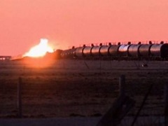 У США зійшов з рейок вантажний потяг: згоріли 27 вагонів