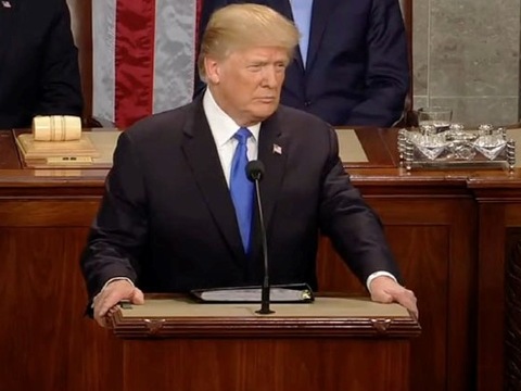 Під час доповіді у Конгресі США Трамп проголосив новий «американський момент»